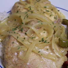Pan-Fried Pork With Maple & Mustard Sauce