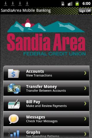 Sandia Area Mobile Banking
