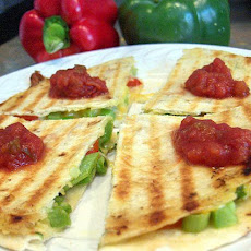 Pepper & Cheese Quesadilla - Grilled