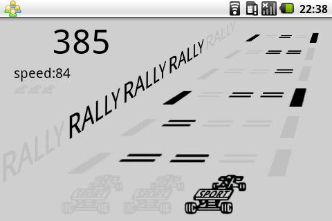 LCD Rally Game