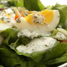 Loaded Salad With Yogurt Dressing