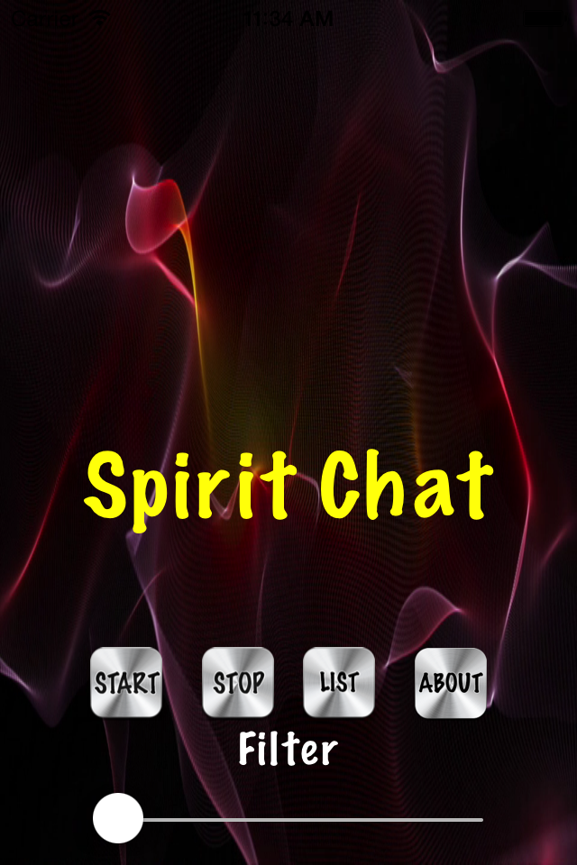 Android application Spirit Chat screenshort