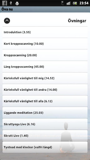 Screenshot #2 of Mindfulness - Lugn och lycklig / Android