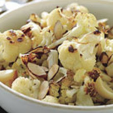 Roasted Cauliflower and Garlic with Toasted Almonds