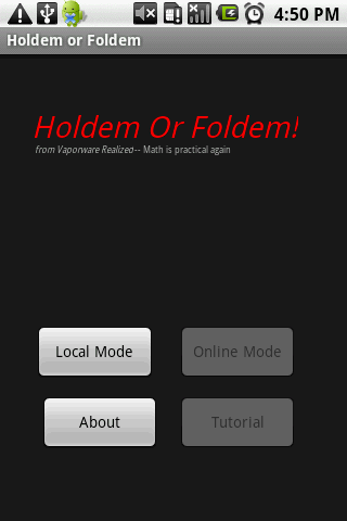 Holdem or Foldem
