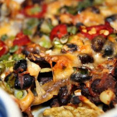 Black Bean Nachos With Chipotle Tabasco