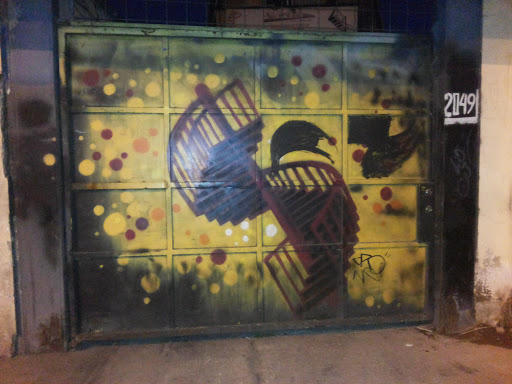 Graffiti Escalera Caracol