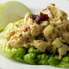 Curried Turkey Salad with Apples, Cranberries and Walnuts