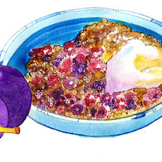 Plum and Berry Crumble