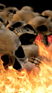 How to install Burning Skulls Live Theme 1.0 mod apk for bluestacks