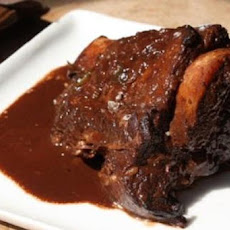 Braised Short Ribs with Chocolate and Rosemary