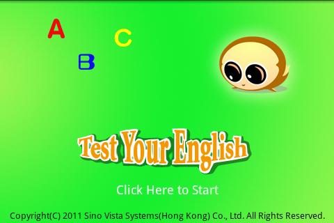 Test Your English TChinese