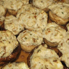 Seafood Stuffed Mushroom Caps
