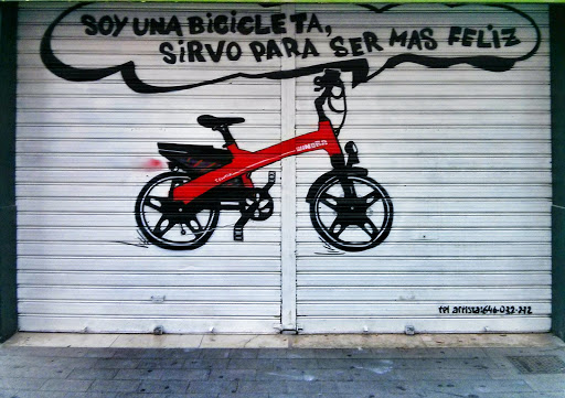 Bicicleta Feliz Street Art