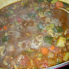 Italian Sausage and Eggplant Soup