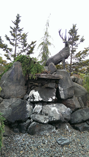 Deer Falls Statue 