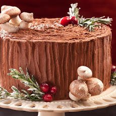 Black Forest Yule Stump Cake Recipe