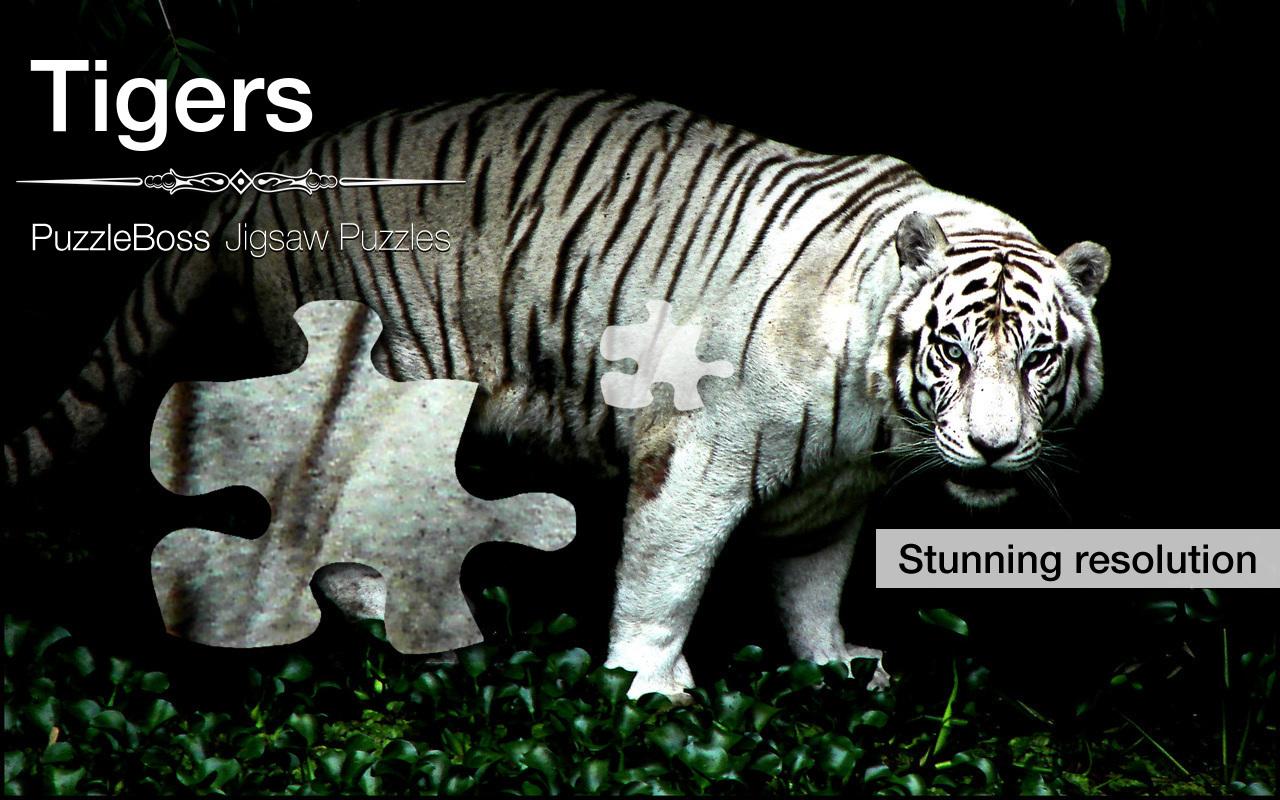 Android application Jigsaw Puzzles: Tigers screenshort