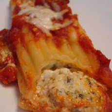 Easy Baked Manicotti
