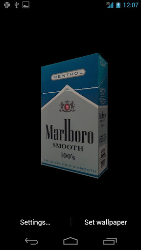 【免費個人化App】Marlboro Smooth 100s 3D LWP-APP點子