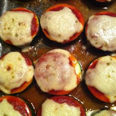 Grilled Zucchini Pizza