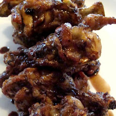 Balsamic Soy Glazed Chicken Wings