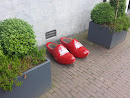 Big Red Wooden Shoes