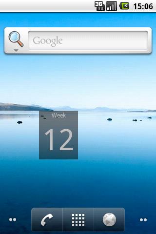 Week number widget