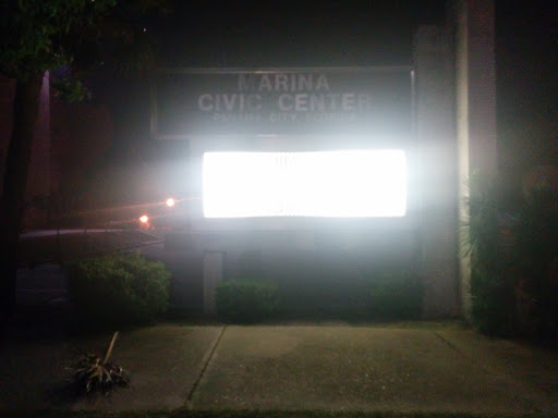 Marina Civic Center Sign
