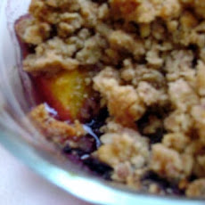 Healthy Blueberry Peach Oatmeal