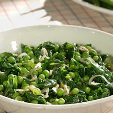 Spinach and Peas
