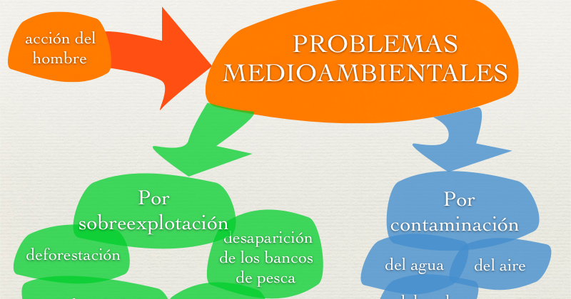 Mapa Conceptual Esquema De Problemas Ambientales