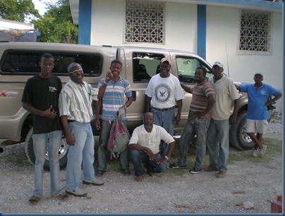 Pickup's arrival in Haiti May '08