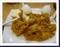 QQ Noodle House in Bugis - our fried wanton in August 2008