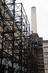 Girders holding up the walls