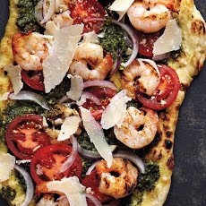 Shrimp and Pesto Pizza
