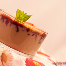 Strawberries And Blueberries Verrine, Blackcurrant Curd