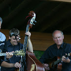 Jeff Rose, Zak Bunce, and Scott Zylstra dig into an instrumental at Reed City Concerts in the Park, Summer 2007.