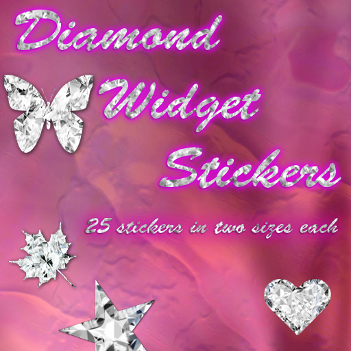 Diamond Stickers Widget  Pack LOGO-APP點子