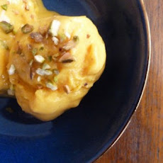Sweet Dosas with Frozen Mango-Cardamom Lassi