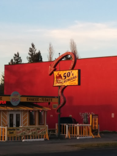 50's Burgers Sign