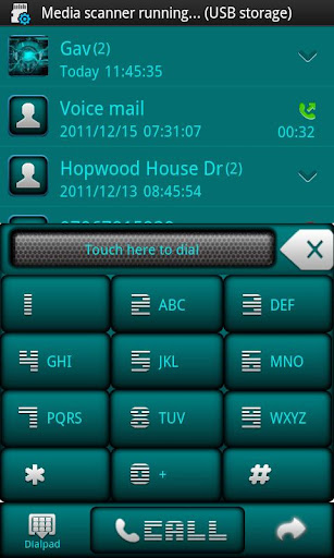 Droid Tech Go Contacts Theme