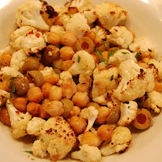 Roasted Cauliflower with Garlic