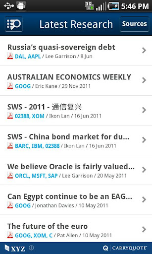 【免費財經App】CarryQuote Research-APP點子