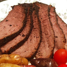 Coffee & Chipotle Crusted London Broil