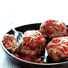 Old-Fashioned Meatballs in Red Sauce