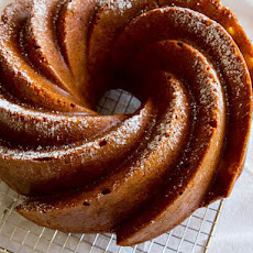 Cinnamon Apple Sour Cream Cake with Spelt