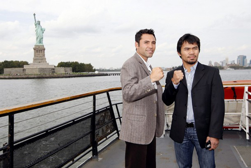 De La Hoya vs Pacquiao New York Press Conference Videos