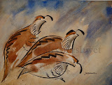 Three Quail Limited Edition Print