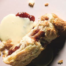 Rhubarb and Raspberry Jam Roly-Poly with Vanilla Custard Sauce